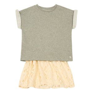 NWT Bellerose Lace Fleece 2-Piece Lace Dress